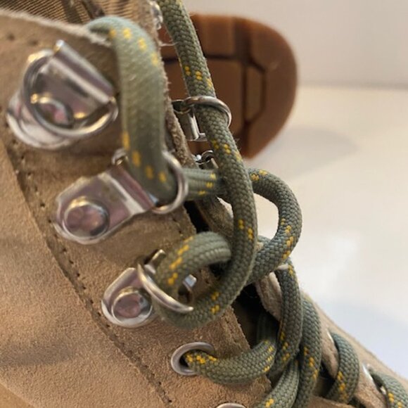 Zara Suede Military/ combat Style boots Beige Size 38 (7.5) - Picture 10 of 14